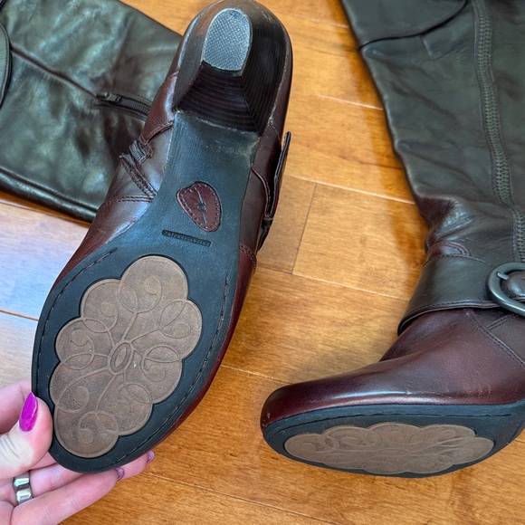 Born Dark Brown Heeled Boots - Picture 4 of 13